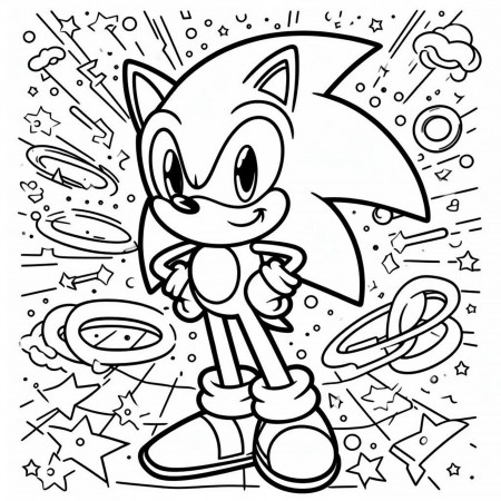 Sonic Coloring Pages ...