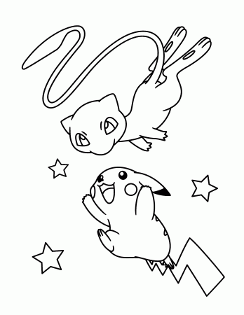 Pokemon Mew Coloring Pages - Get Coloring Pages