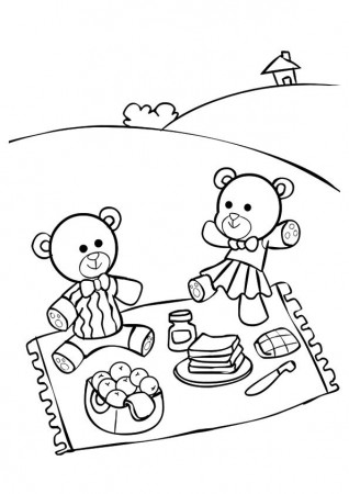 Teddy bear coloring pages ...