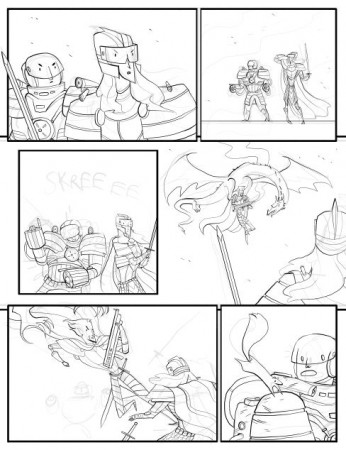 Nimona page process | Coloring pages ...