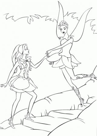 Barbie Fairytopia Coloring Pages Free - Coloring