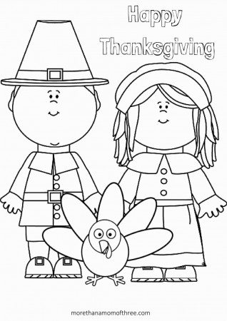 Preschool Thanksgiving Coloring Pages | Coloring Pages
