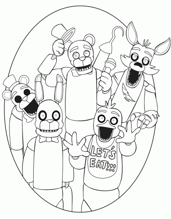 Five Nights at Freddy's Coloring Pages to Print | Printable ...