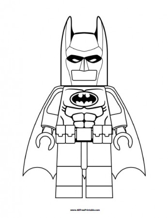 Lego Batman Coloring Page | Free Printable