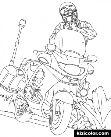 Motorbikes Coloring Page 3 - Kizi Free Coloring Pages For ...