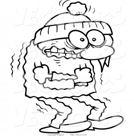 Cold Day Clipart Black And White