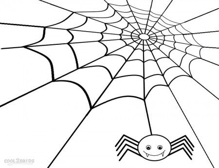Spider Web Coloring Pages inside Spider Web Printable Related ...