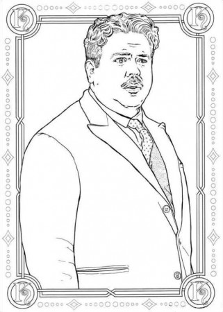 Fantastic Beasts Coloring Page