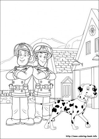 Fireman Sam coloring pages on Coloring-Book.info