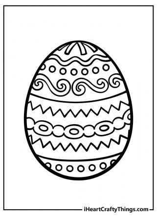 30 Festive Easter Egg Coloring Pages (Updated 2023)