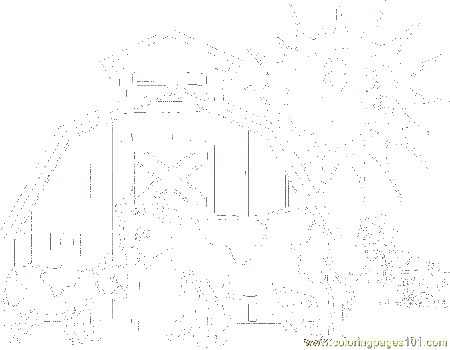 Farm Morning Coloring Page for Kids - Free Cow Printable Coloring Pages  Online for Kids - ColoringPages101.com | Coloring Pages for Kids