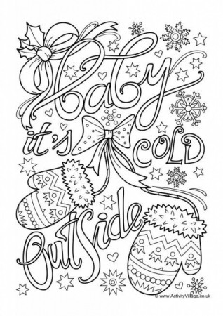 Winter Coloring Pages | Christmas coloring pages, Merry christmas ...