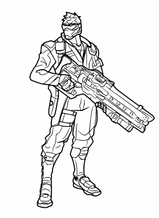 Overwatch Coloring Pages | Coloring pages for kids, Coloring pages ...