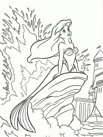 Disney Princess Coloring Pages Online Disney Theme Park Coloring ...