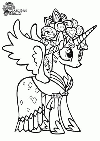 Cadence Pony Coloring Pages - Coloring Pages For All Ages