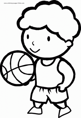 Basketball coloring pages30 / Basketball / Kids printables ...