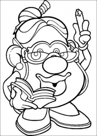 Kids-n-fun.com | 57 coloring pages of Mr. Potato Head