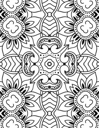 Mandala Wellness Coloring Pages for Adults With Easy Download - Etsy