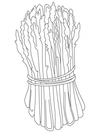 Asparagus Coloring Pages - Best Coloring Pages For Kids