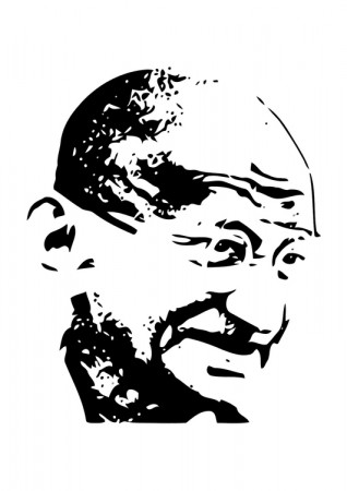 Coloring Page Mahatma Gandhi - free printable coloring pages - Img 11343