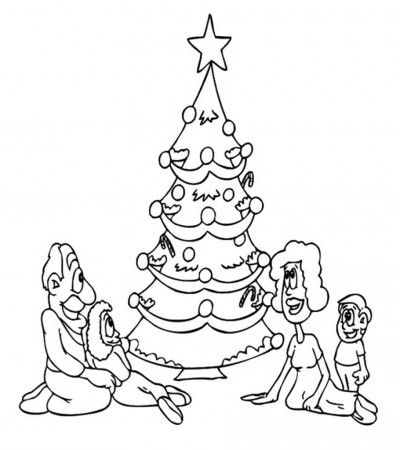 Top 35 Free Printable Christmas Tree Coloring Pages Online