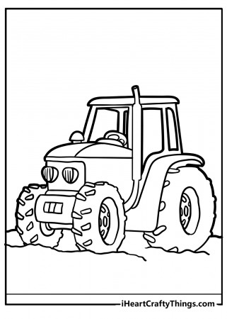 Printable Tractor Coloring Pages (Updated 2022)