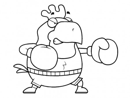 Get Printable Boxing Coloring Pages Pdf For Kids Here - Coloringfolder.com