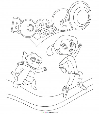 Bo on the Go! coloring page