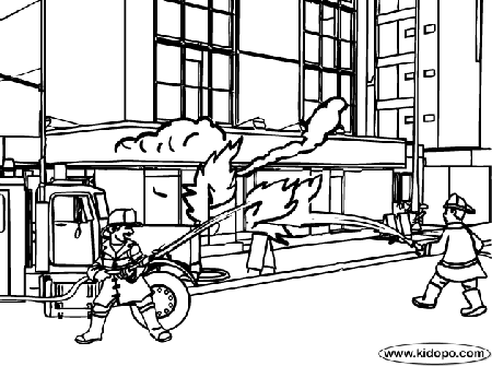 Fire Engine Coloring Pages Print | Cooloring.com