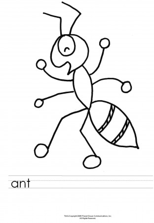Free Printable Ant Coloring Page: Ant Coloring Pages Printable ...