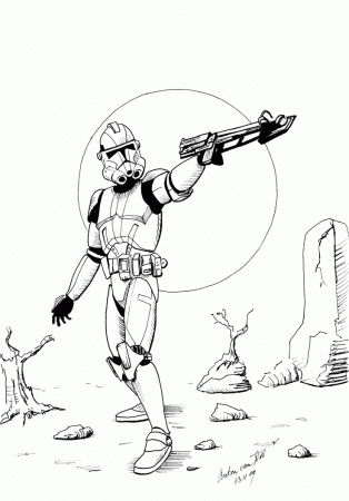 Clone Trooper Coloring page | Republic Commando/Mandalorians ...