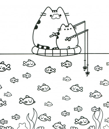 Coloring Pages : Coloring Pages Marvelous Pusheen Cat ...
