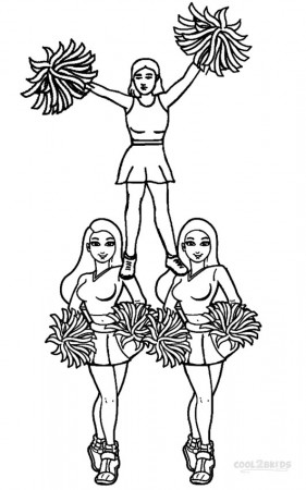 Cheerleading Coloring Pages | Cool2bKids