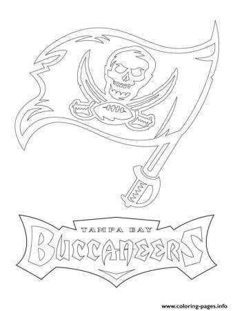 Tampa Bay Buccaneers Logo Football Sport Coloring Pages Printable