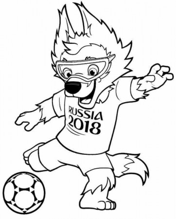 FIFA World Cup Coloring Pages | Sports coloring pages, Coloring pages, Fifa  world cup