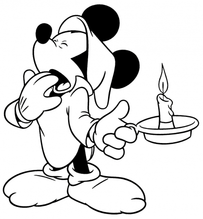 Mickey Mouse Coloring Pages Free To Print - Coloring Pages