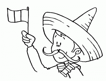 16 De Septiembre Coloring Page