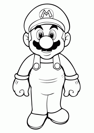 Luigi Coloring Pages Printable | Cartoon Coloring Pages | Pinterest