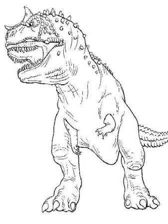 T Rex Coloring Page: The Dinosaur King - VoteForVerde.com