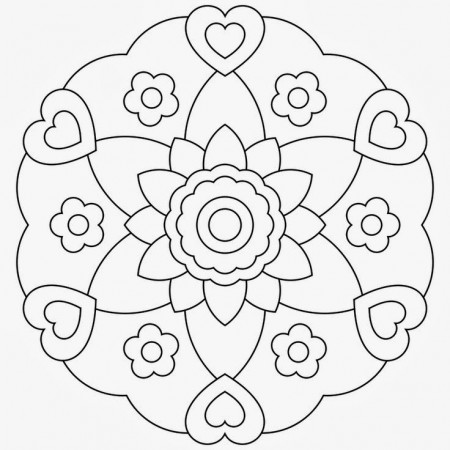 Love Free Mandala Coloring Pages #4044 Free Mandala Coloring Pages ...