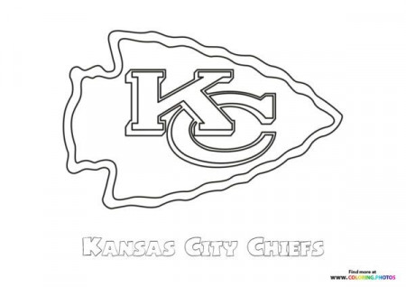 Kansas City Chiefs NFL logo - Coloring ...