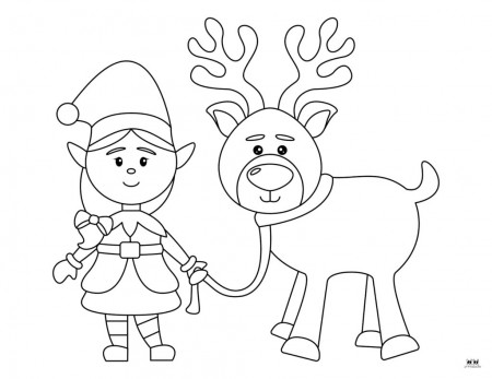 Elf Coloring Pages - 25 FREE Printable ...