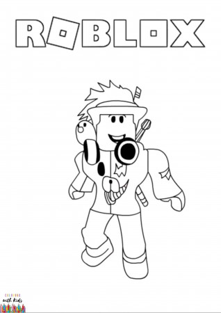 Roblox Avatar coloring page | Coloring ...