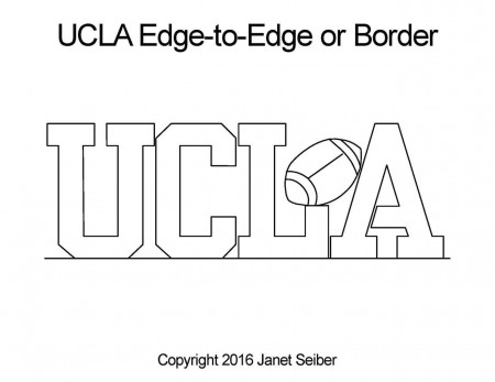 UCLA Edge-to-Edge / Border by Janet Seiber For Sale