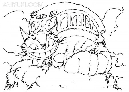 Totoro Coloring Pages - AniYuki - Anime Portal