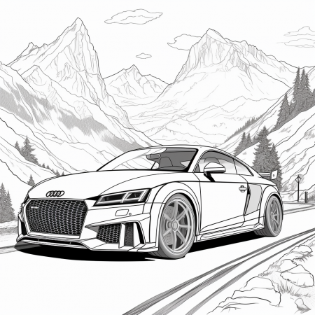 Audi cars | Coloring pages for children ...