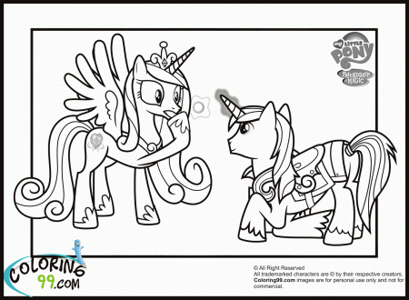 Shining Armor Coloring Pages | Minister Coloring