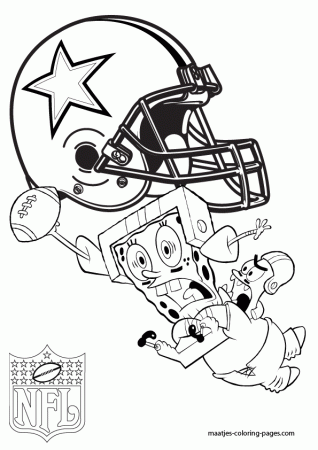 Cowboys Nfl Football Coloring Pages