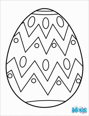 EASTER EGG coloring pages : 22 online kids coloring printables for ...