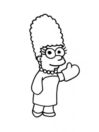 The Simpsons Coloring Pages. 100 Free Images for Printing